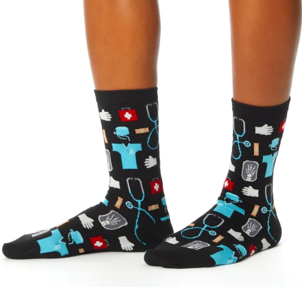 Hot Sox Socks Medical Motif - NEW
